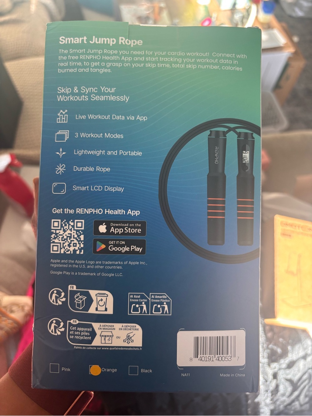 RENPHO Smart Jump Rope - Picture 2 of 2